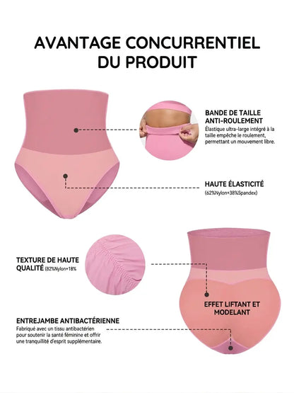 Prestagie® – Gaine Culotte Taille Haute – Ventre Plat & Silhouette Sculptée BESHAP