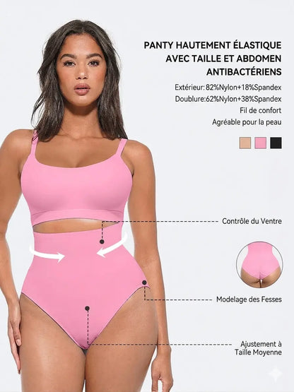 Prestagie® – Gaine Culotte Taille Haute – Ventre Plat & Silhouette Sculptée BESHAP