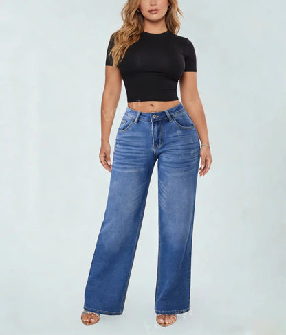 Galbina – Jean large galbant effet push-up BESHAP
