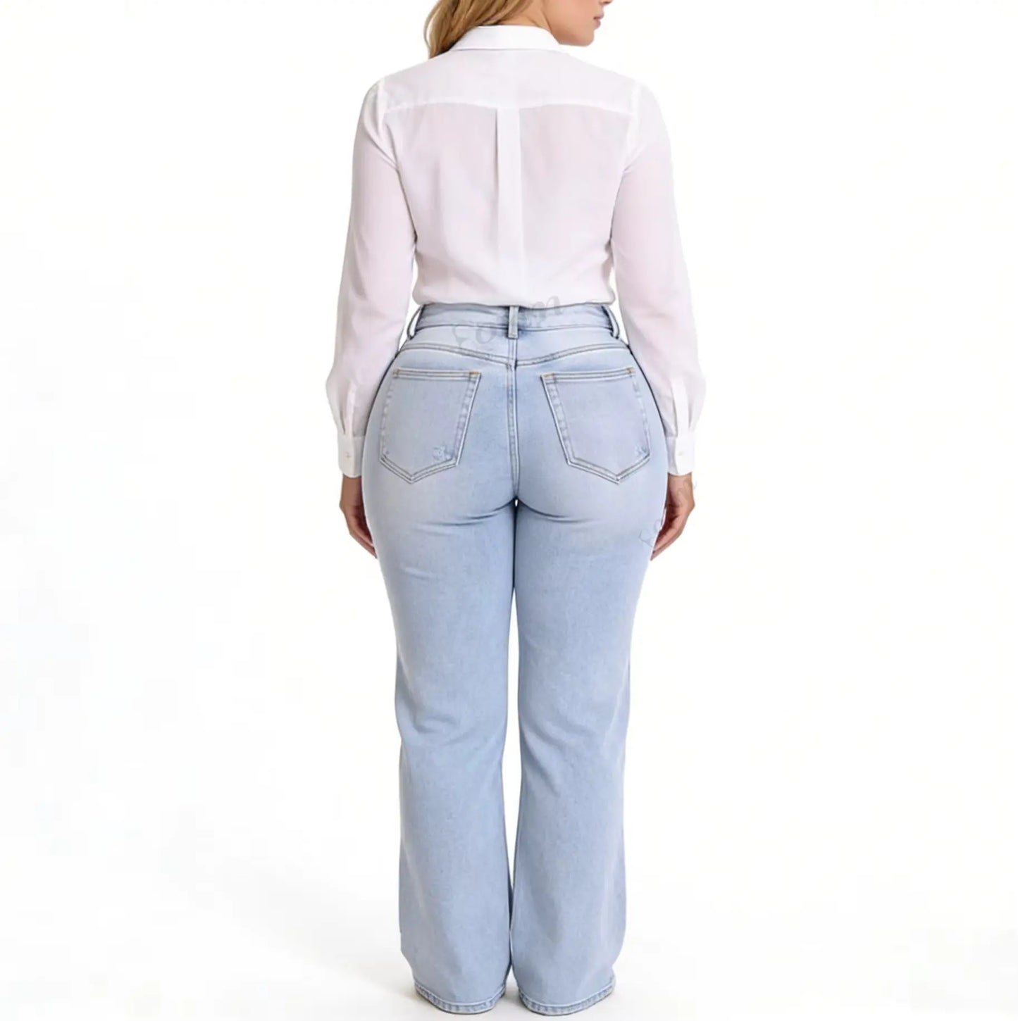 Galbina – Jean large galbant effet push-up BESHAP
