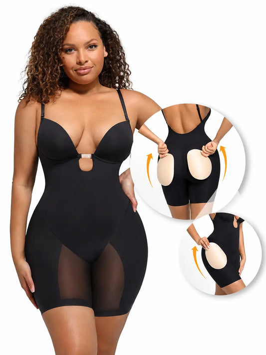 Hipnexa® – Body Dos Nu Gainant – Effet Push Up avec Coussin Fesse Waistdear