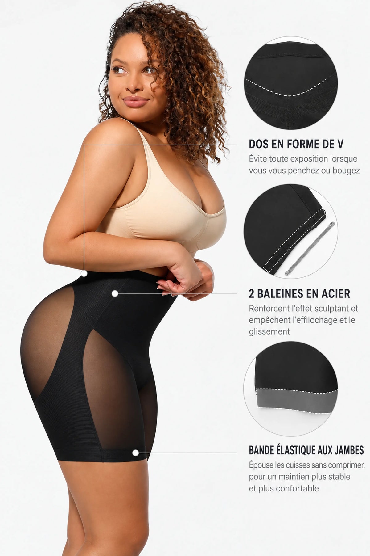 Luneva® – Low-rise tulle buttock shaper