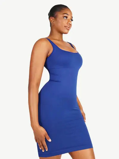 Rovena® –Robe Gainante Col Carré Sans Couture BESHAP