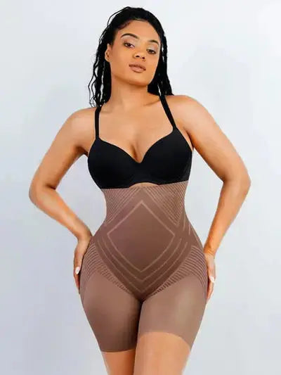 Culotte Gainante Taille Haute Femme - Shorty Amincissant Ventre Plat Sculptant Invisible