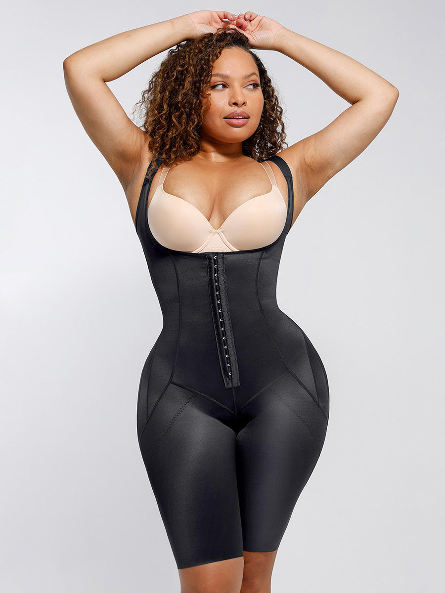 un body shapewear de couleur noir et blanc 