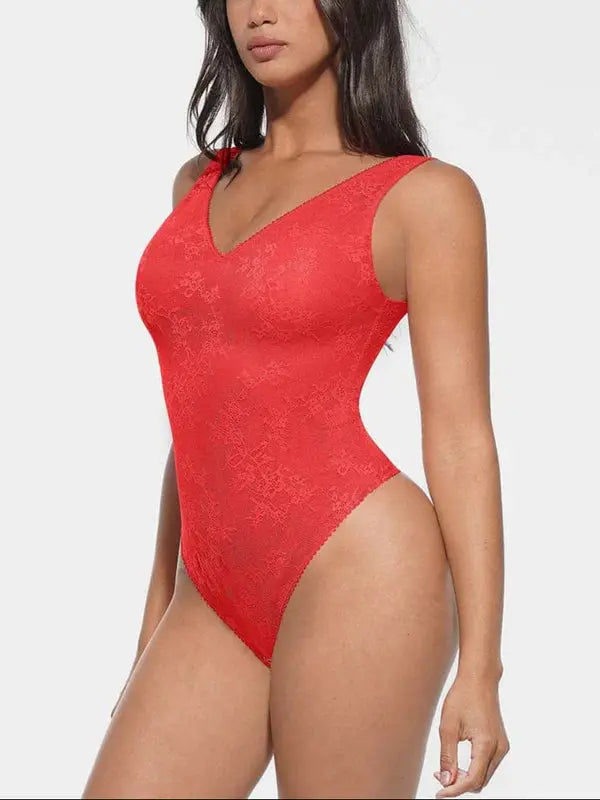 Sirella® – Body Dentelle Décolleté Plongeant Effet Sculptant Discret BESHAP