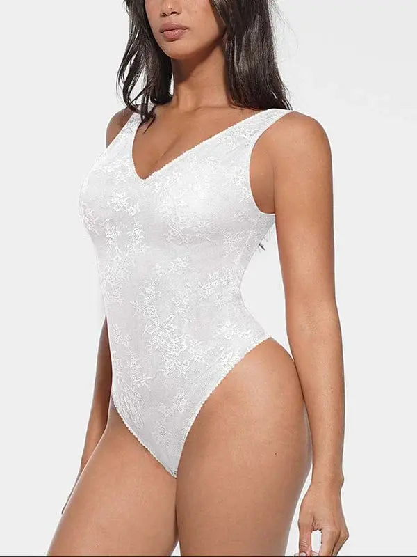 Sirella® – Body Dentelle Décolleté Plongeant Effet Sculptant Discret BESHAP
