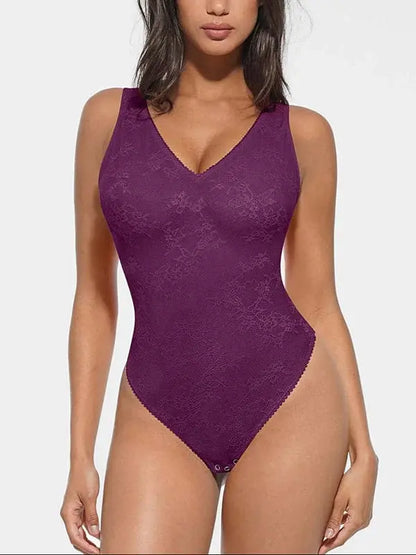 Sirella® – Body Dentelle Décolleté Plongeant Effet Sculptant Discret BESHAP