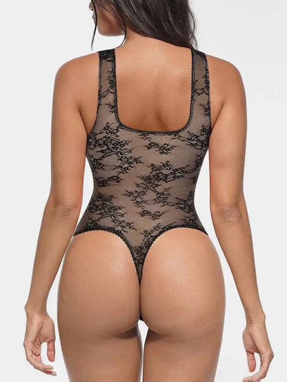 Sirella® – Body Dentelle Décolleté Plongeant Effet Sculptant Discret BESHAP