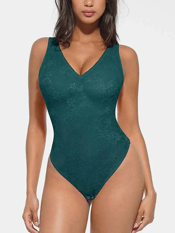 Sirella® – Body Dentelle Décolleté Plongeant Effet Sculptant Discret BESHAP