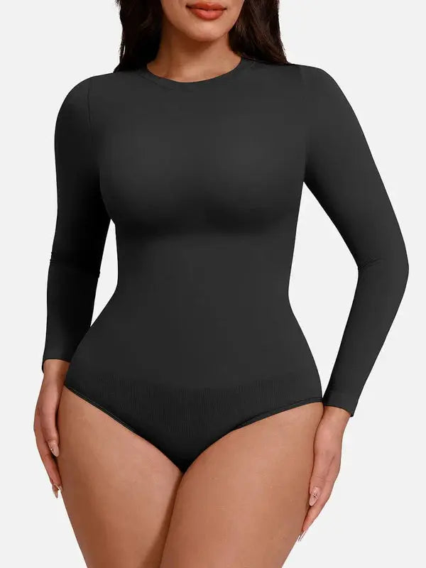 Crostyna® –Body gainant sans couture à manches longues BESHAP