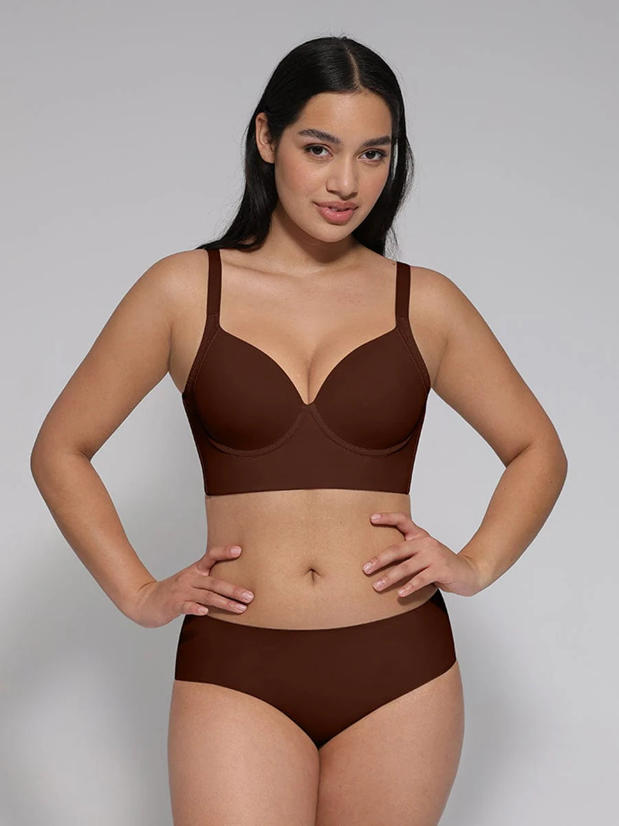 Formexa® – Soutien-gorge push-up avec dos couvrant et sculptant couleur Noir