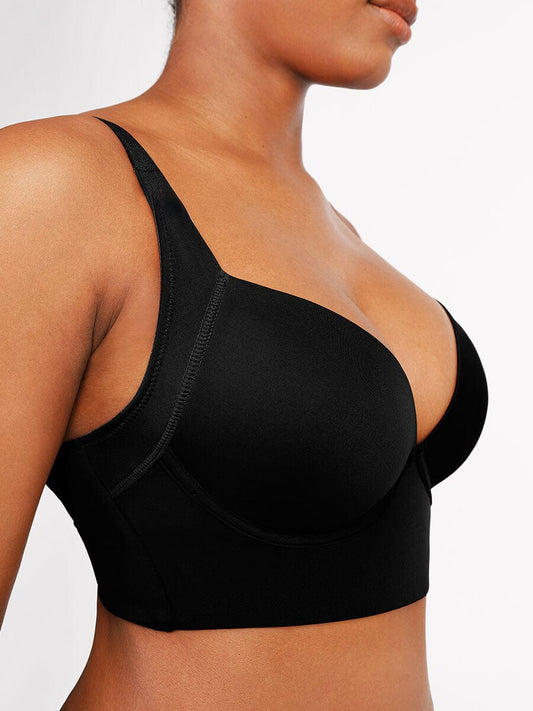 Formexa® – Soutien-gorge push-up avec dos couvrant et sculptant couleur Noir