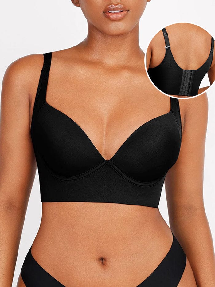 Formexa® – Soutien-gorge push-up avec dos couvrant et sculptant couleur Noir