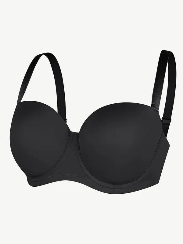 Seduction® – Soutien-Gorge Bandeau Sans Bretelles, Antidérapant, Rembourré 1/2 Balconnet
