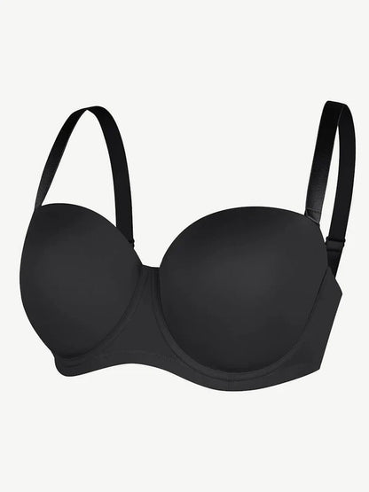 Seduction® – Soutien-Gorge Bandeau Sans Bretelles, Antidérapant, Rembourré 1/2 Balconnet