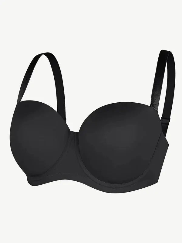 Seduction® – Soutien-Gorge Bandeau Sans Bretelles, Antidérapant, Rembourré 1/2 Balconnet BESHAP