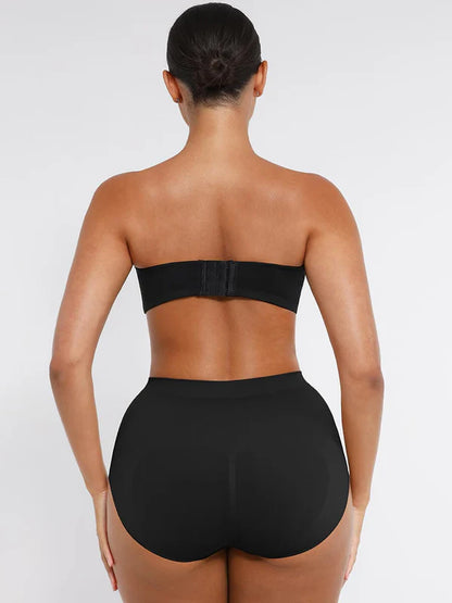 Seduction® – Soutien-Gorge Bandeau Sans Bretelles, Antidérapant, Rembourré 1/2 Balconnet