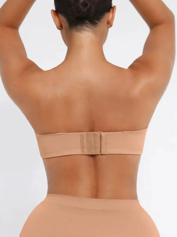 Seduction® – Soutien-Gorge Bandeau Sans Bretelles, Antidérapant, Rembourré 1/2 Balconnet BESHAP