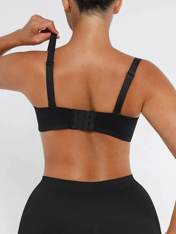 Seduction® – Soutien-Gorge Bandeau Sans Bretelles, Antidérapant, Rembourré 1/2 Balconnet BESHAP
