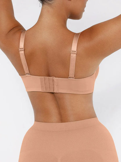 Seduction® – Soutien-Gorge Bandeau Sans Bretelles, Antidérapant, Rembourré 1/2 Balconnet