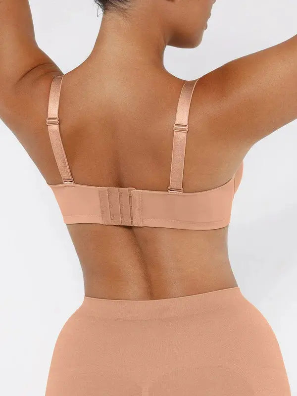 Seduction® – Soutien-Gorge Bandeau Sans Bretelles, Antidérapant, Rembourré 1/2 Balconnet BESHAP