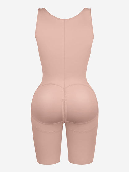 Wholesale Post-Operative Breast-Covering Side-Zip Body Shaper