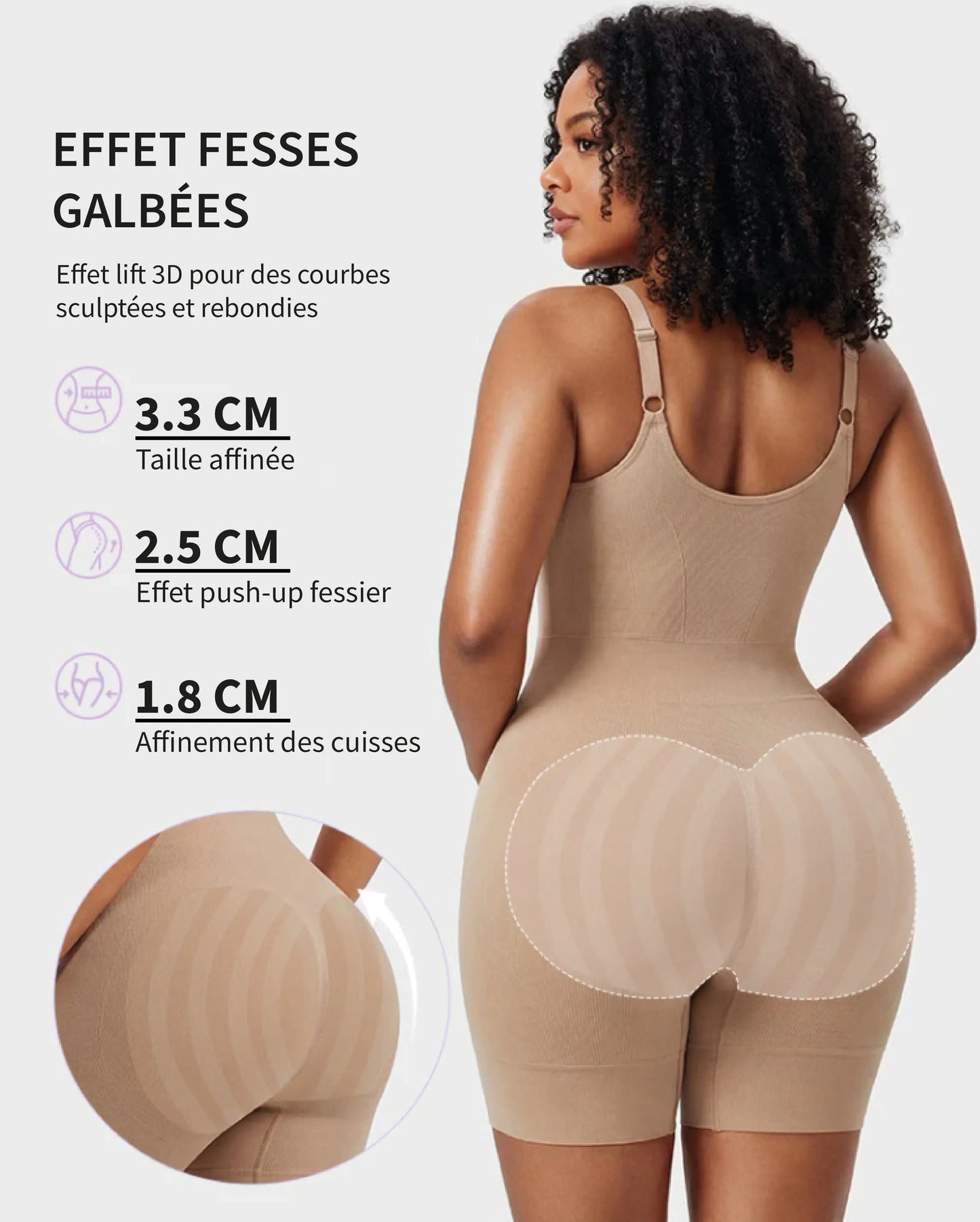 Orélina® – Body Gainant avec Accès Facile Sans Retrait Waistdear