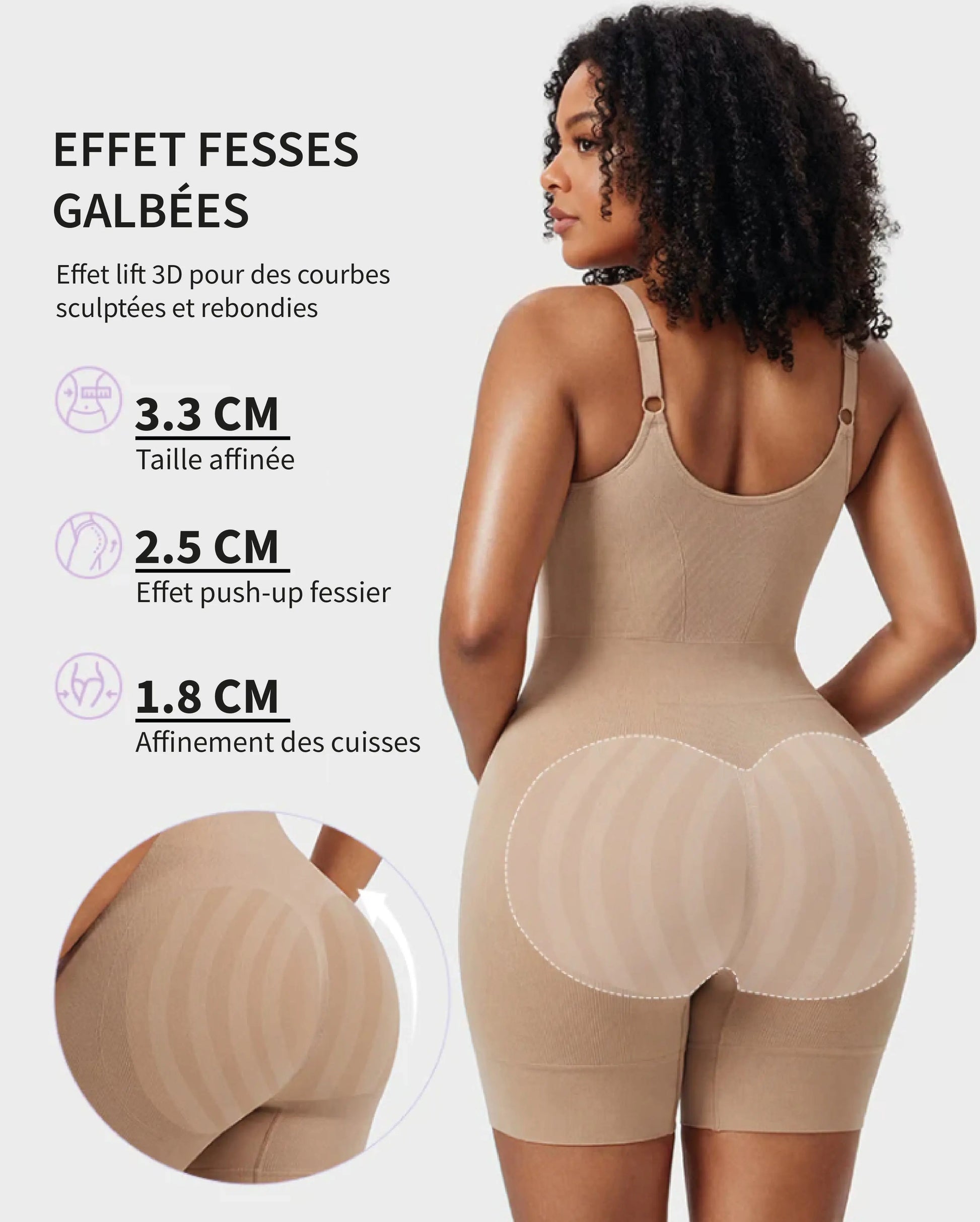 Orélina® – Body Gainant avec Accès Facile Sans Retrait Waistdear