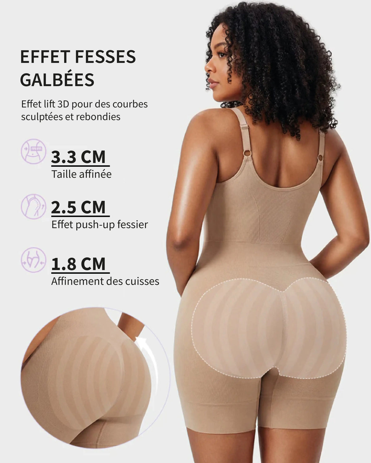 Orélina® – Body Gainant avec Accès Facile Sans Retrait Waistdear