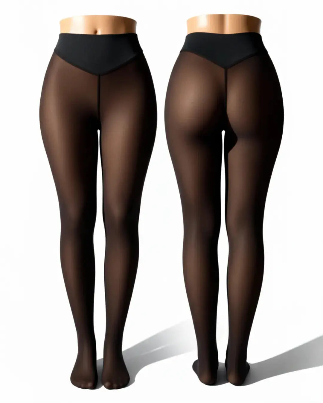 Warmea® – Le collant polaire pour femme effet transparent BESHAP