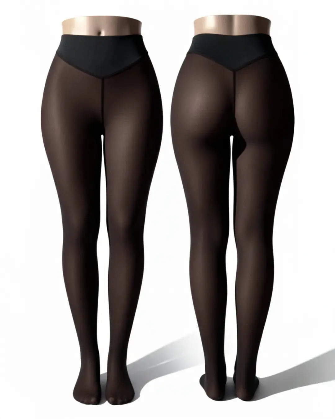 Warmea® – Le collant polaire pour femme effet transparent BESHAP