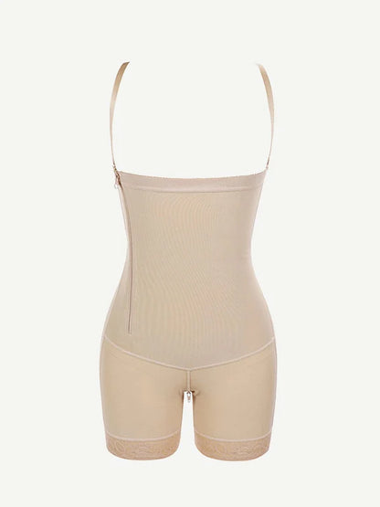 Symphonie®– Body Sculptant Post Opératoire avec Bretelles Amovibles et Fermeture Latérale