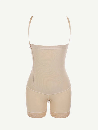 Harmonia – Corset de maintien après chirurgie avec zip latéral et bretelles ajustables