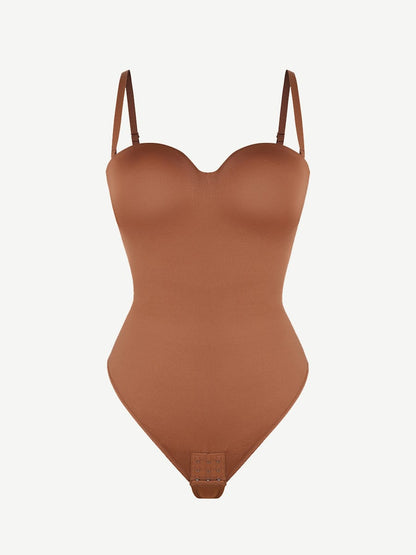 Wholesale One-Piece Underwire Strap Removable Waist And Abdomen Shaping Thong Bodysuit
