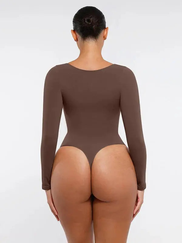 Velmora® – Body gainant sculptant sans couture manches longues BESHAP