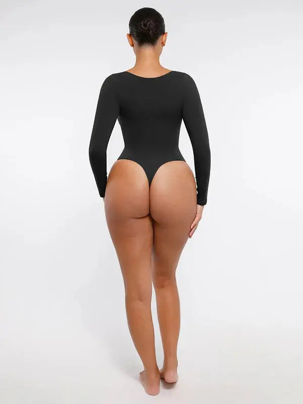 Velmora® – Body gainant sculptant sans couture manches longues BESHAP
