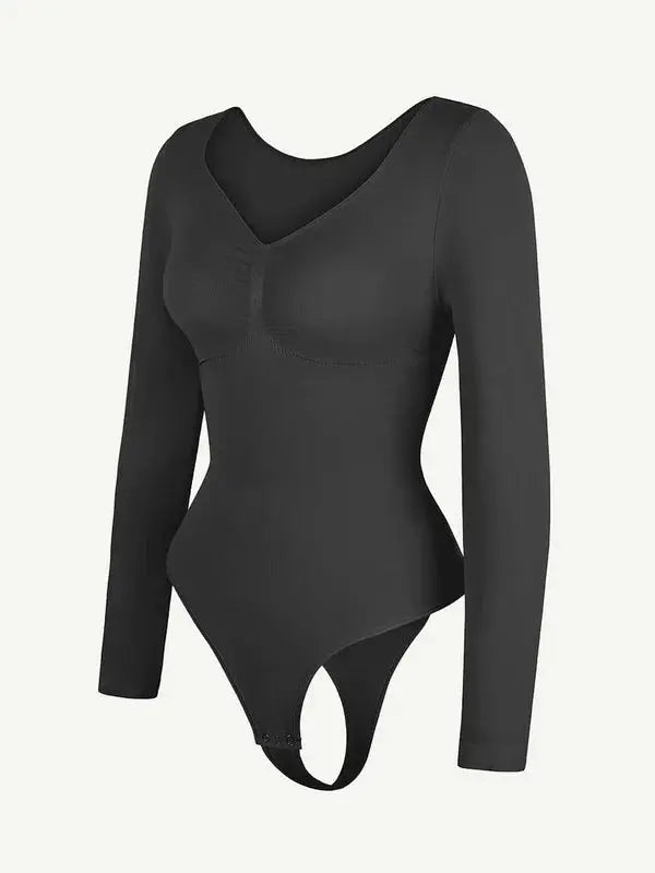 Velmora® – Body gainant sculptant sans couture manches longues BESHAP