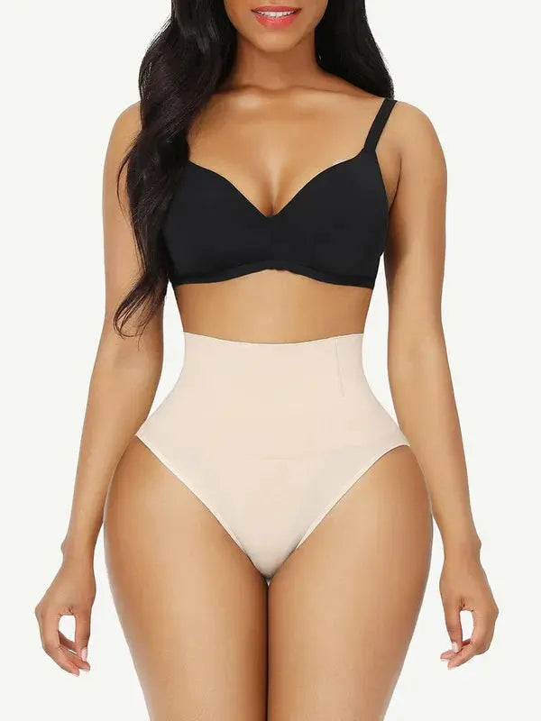 Prestagie® – Culotte Gainante Ventre plat Taille Haute Sans Couture, Confort et Affinement BESHAP