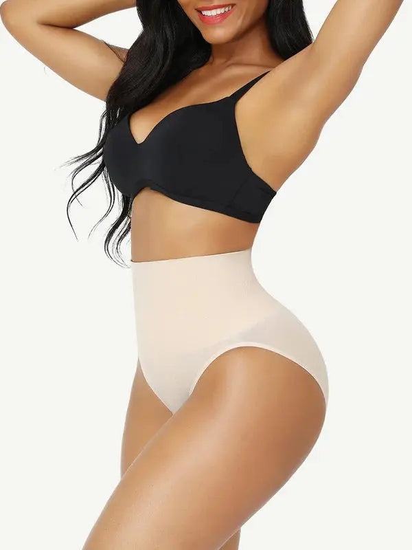 Prestagie® – Culotte Gainante Ventre plat Taille Haute Sans Couture, Confort et Affinement BESHAP