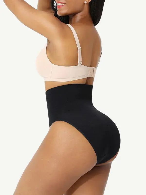 Prestagie® – Culotte Gainante Ventre plat Taille Haute Sans Couture, Confort et Affinement BESHAP