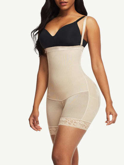 Symphonie®– Body Sculptant Post Opératoire avec Bretelles Amovibles et Fermeture Latérale