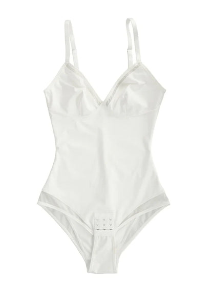 Chicafit® – Body Chic en Maille Transparente Col V