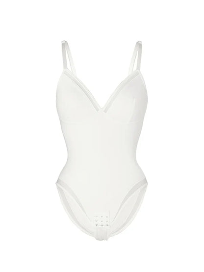 Chicafit® – Body Chic en Maille Transparente Col V