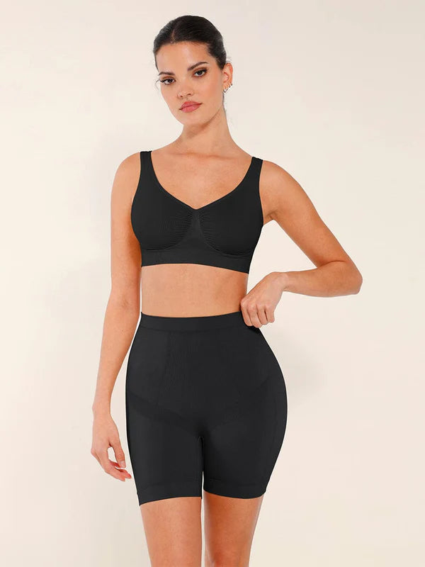 ShapeFit® – Shorty Gainant Taille Mi-Haute à Effet Ventouse Amincissant