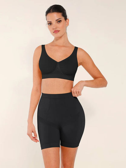 ShapeFit® – Shorty Gainant Taille Mi-Haute à Effet Ventouse Amincissant