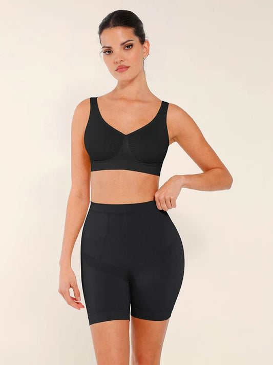 ShapeFit® – Shorty Gainant Taille Mi-Haute à Effet Ventouse Amincissant