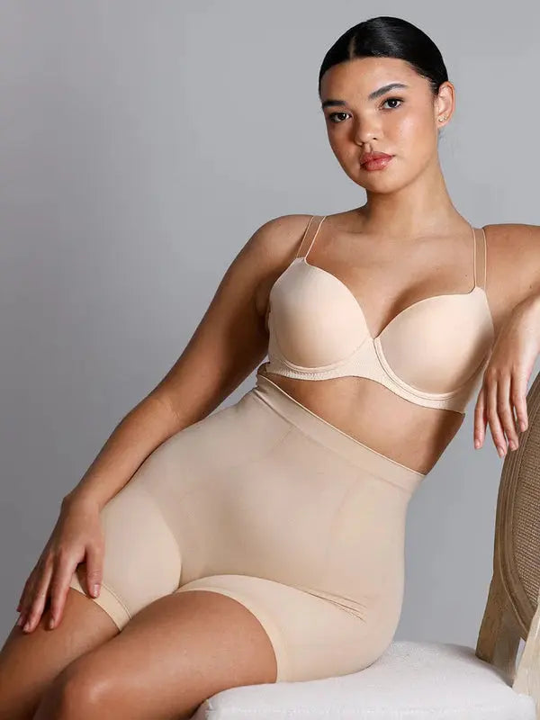 ShapeFit® – Shorty Gainant Taille Mi-Haute à Effet Ventouse Amincissant BESHAP