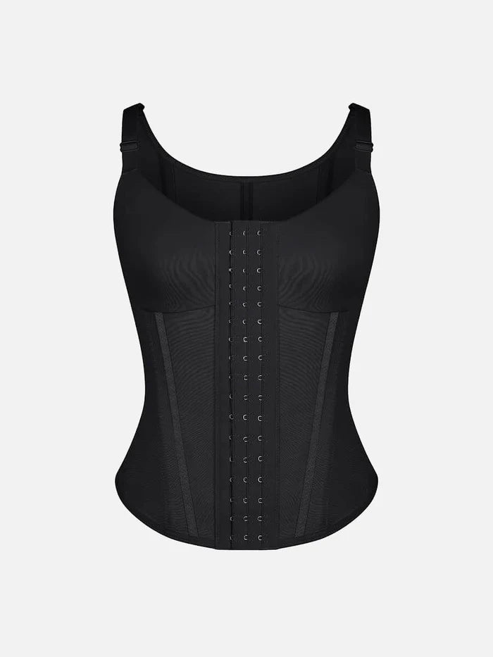 Serantexa® – Gilet Serrante 7 Stecche Acciaio con Supporto Petto e Chiusura Tripla