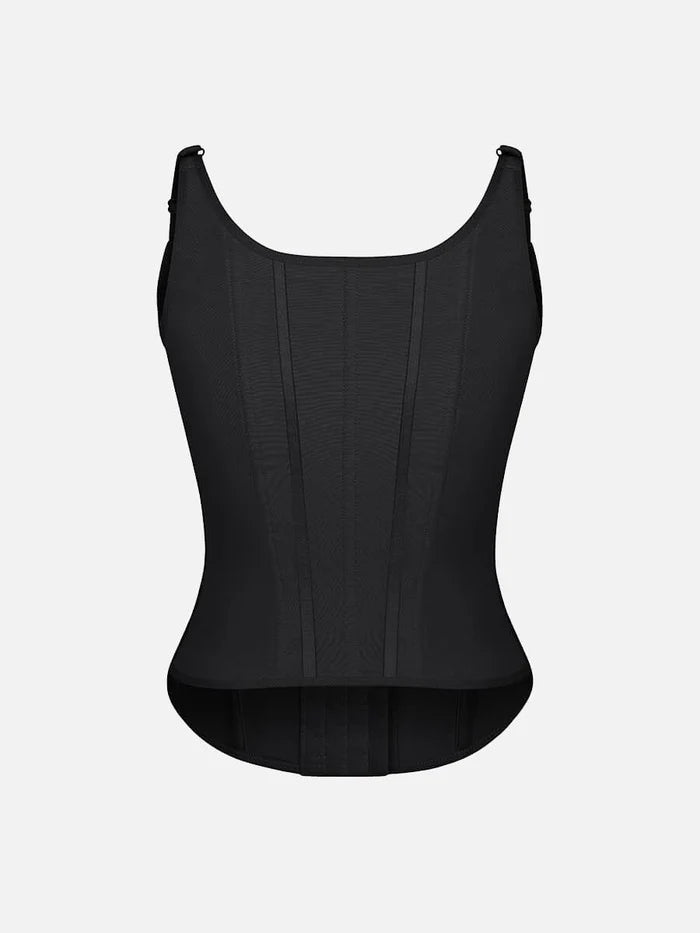 Serantexa® – Gilet Serrante 7 Stecche Acciaio con Supporto Petto e Chiusura Tripla